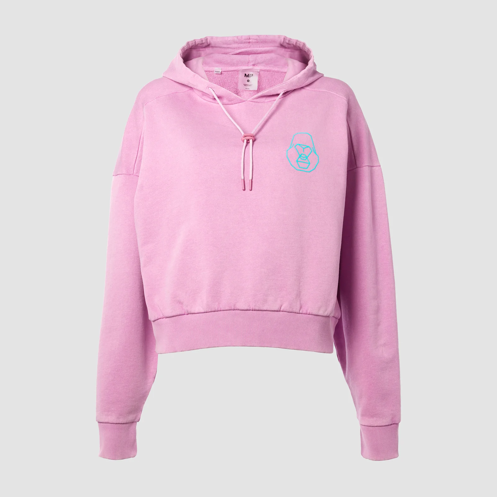 MP X Zack George Women's Washed Crop Hoodie - Pink Lavender - XXS Pilt 1