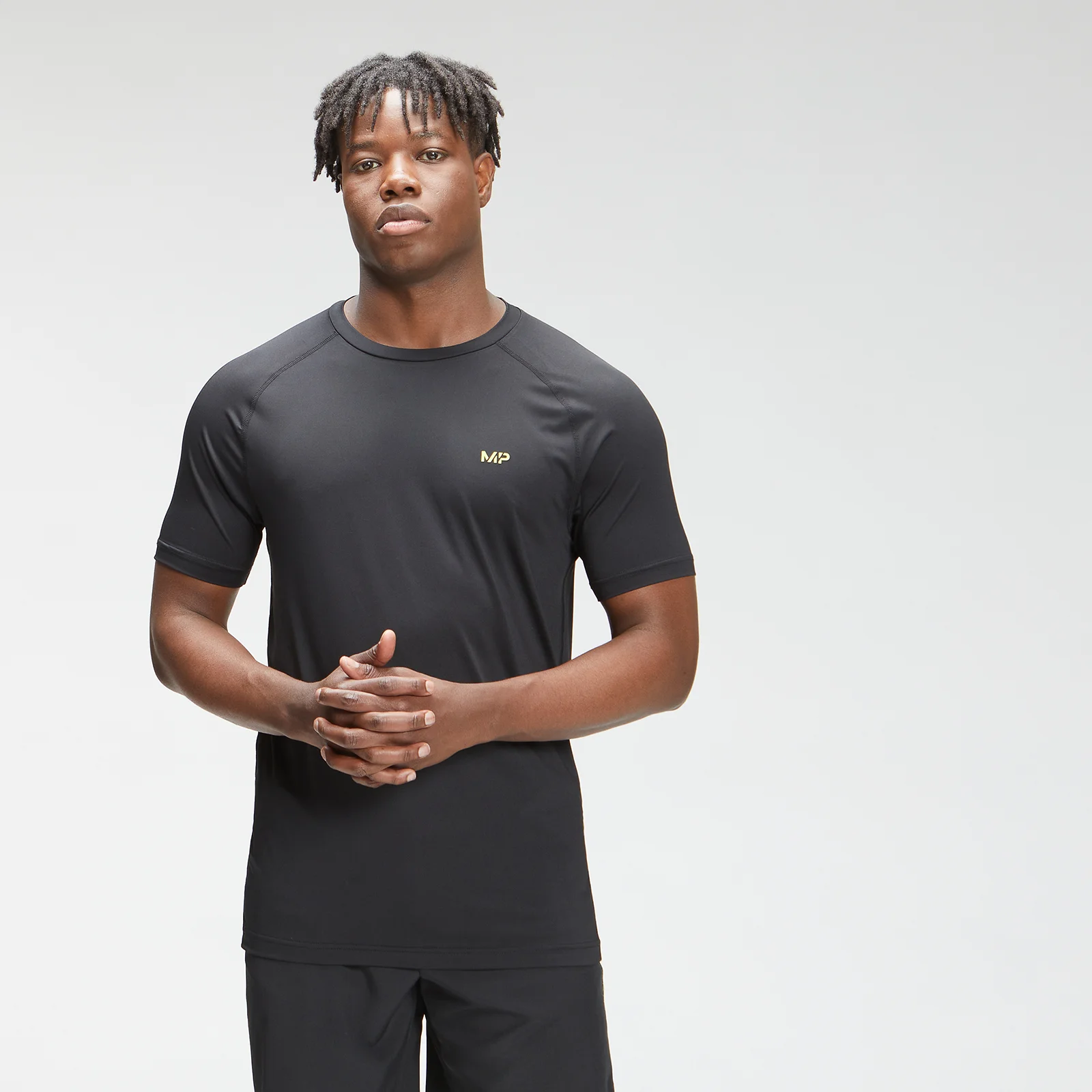 MP Men's Tempo Short Sleeve T-Shirt - Black - XXS Pilt 1
