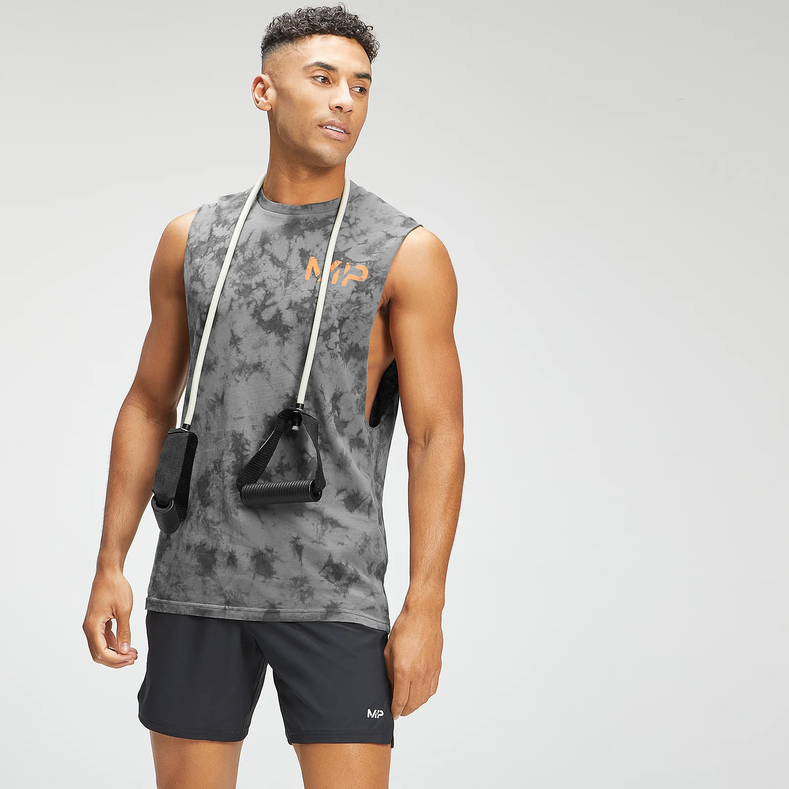 MP Meeste Adapt Tie Dye Tank Top - Carbon/Storm - XXS Pilt 1
