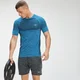 MP Meeste Essential Seamless lühikeste varrukatega T-särk - Bright Blue Marl