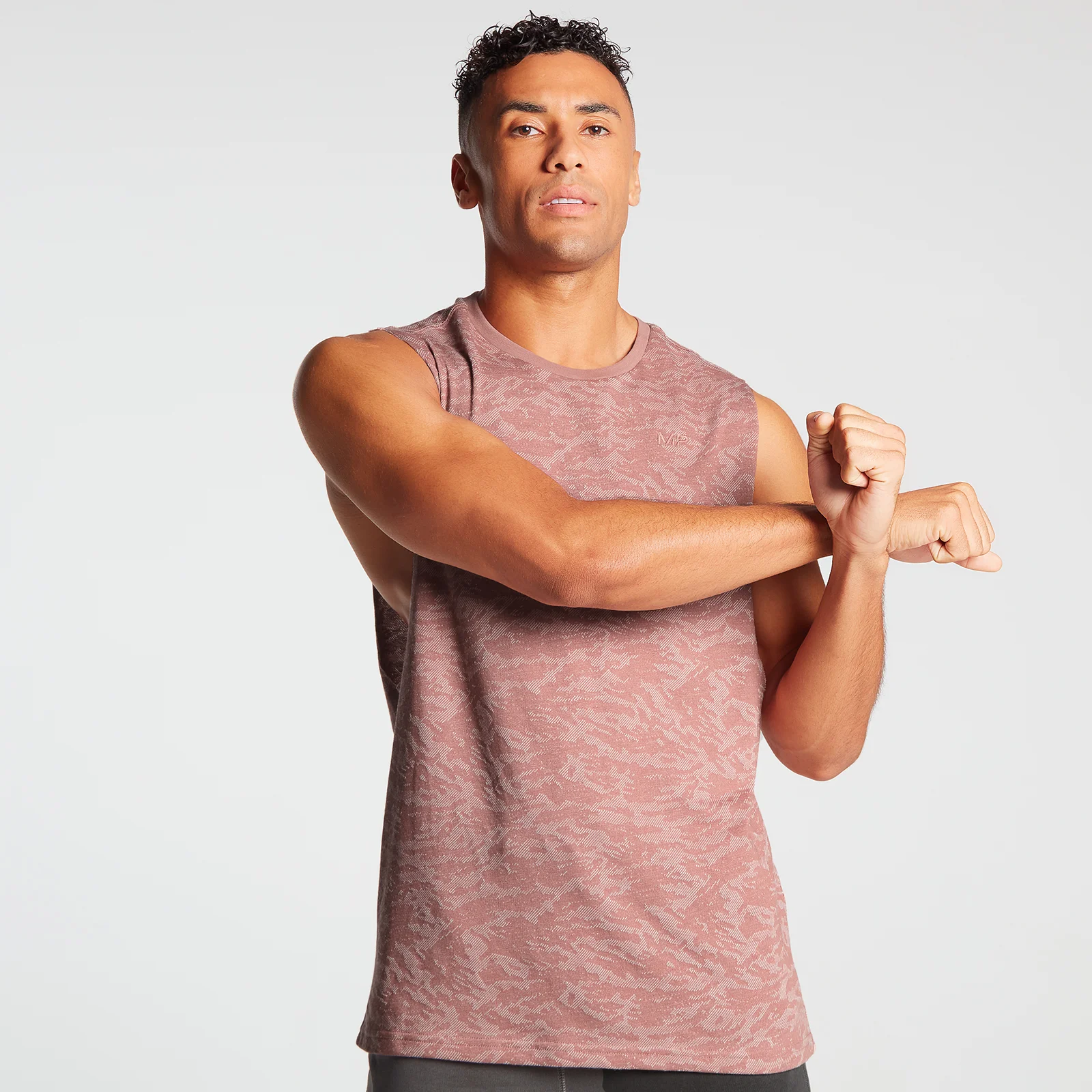 MP Meeste treening Camo Tank Top - Dust Pink - XXS Pilt 1