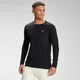 MP meeste Essentials pikkade varrukatega top - must