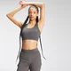 MP Naiste Tempo Cross Back Repreve® spordirinnahoidja - Carbon