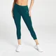 MP Naiste 3/4 Power Leggings - Deep Teal