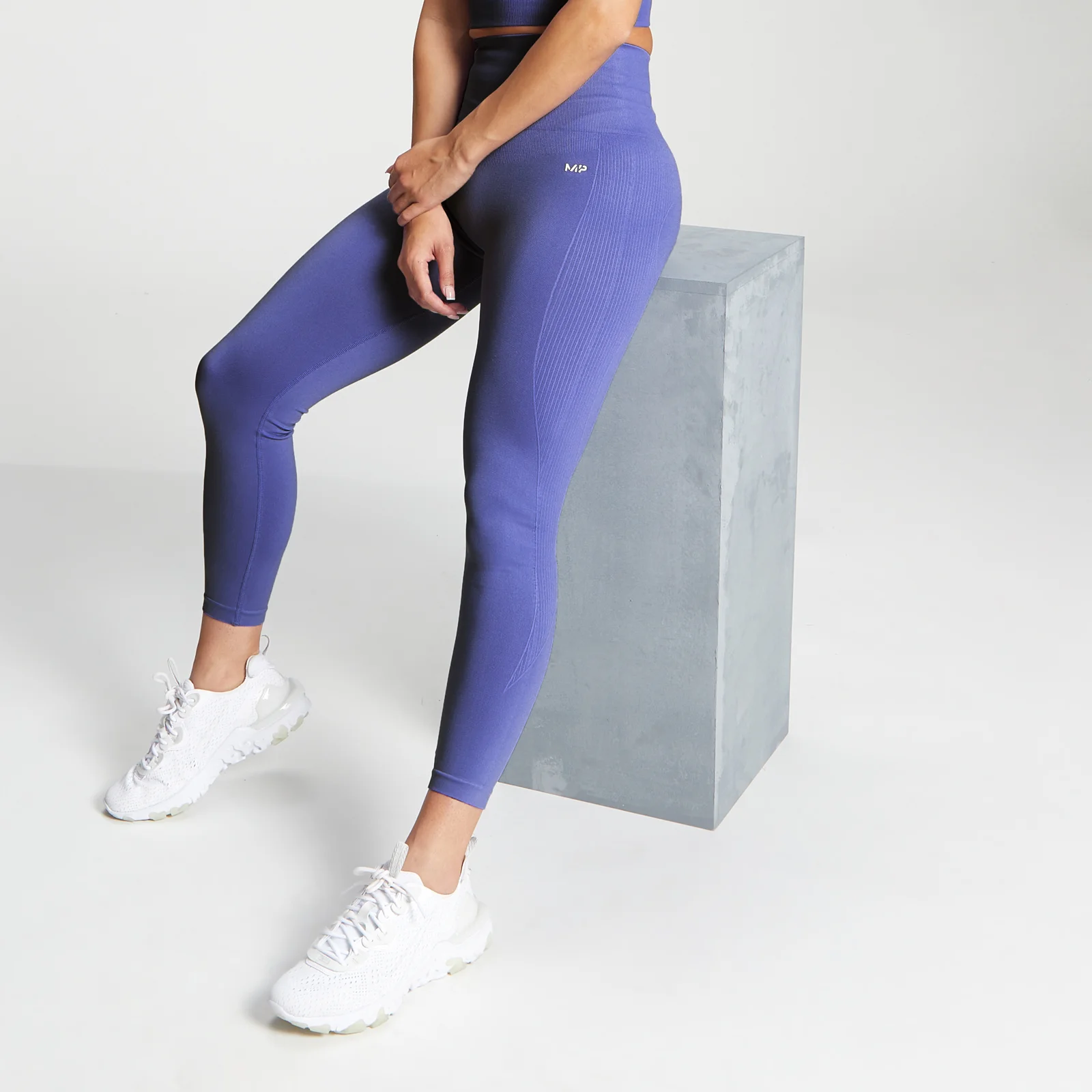 MP Women's Shape Seamless 7/8 Leggings - Bluebell - XXS Pilt 1