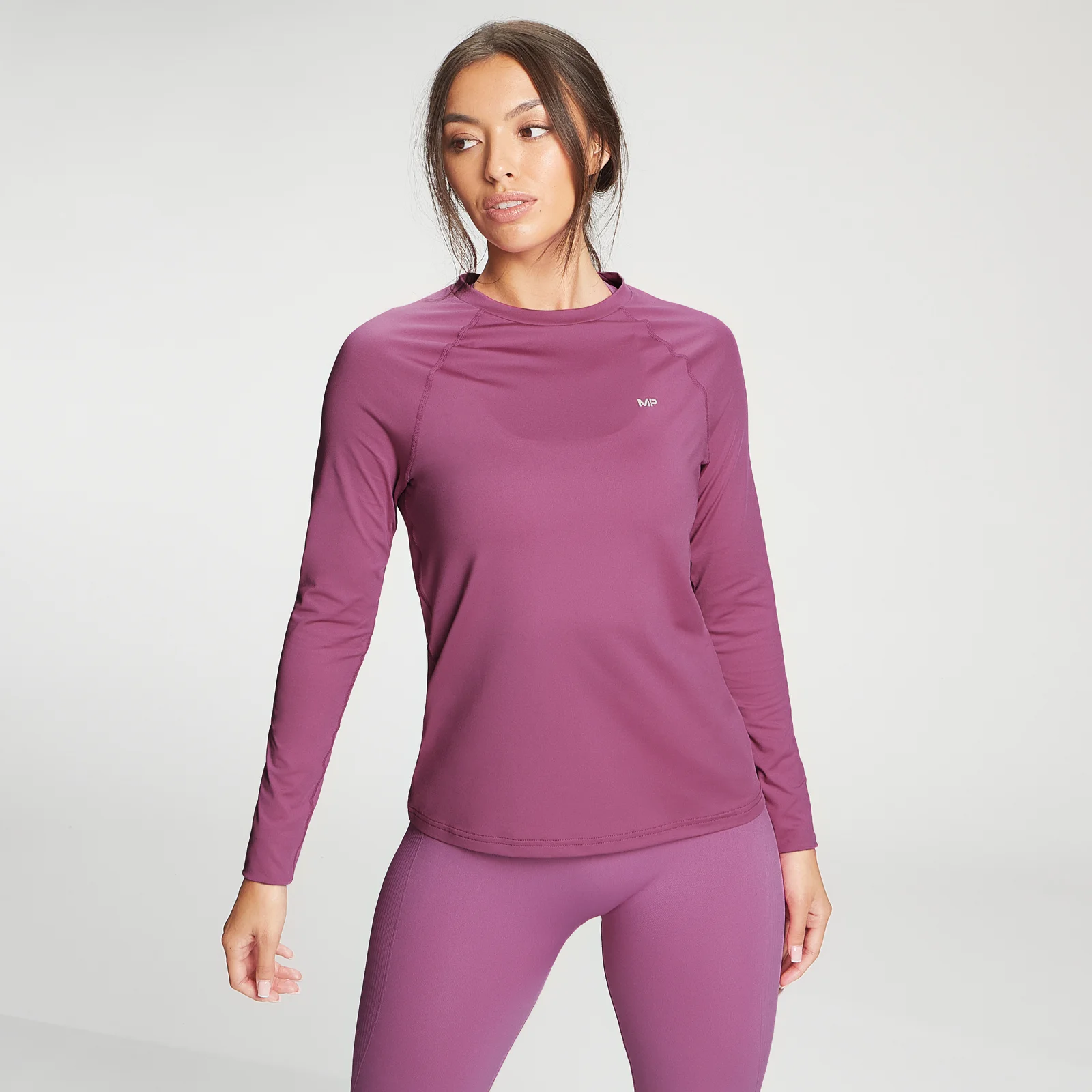 MP Women's Training Slim Fit Long Sleeve Top - Orchid - XXS Pilt 1