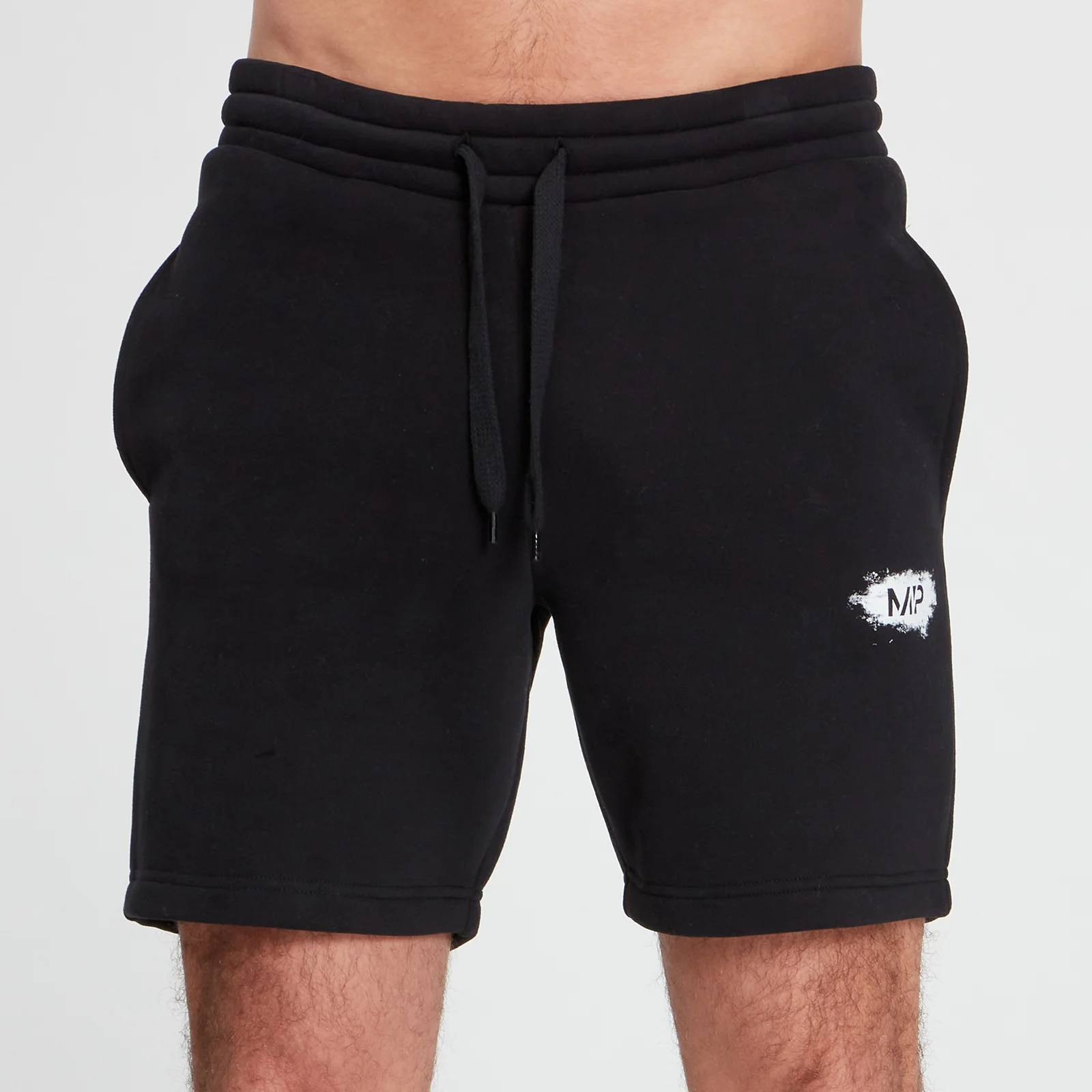 MP Men's Chalk Graphic Shorts - Black - XXS Pilt 1