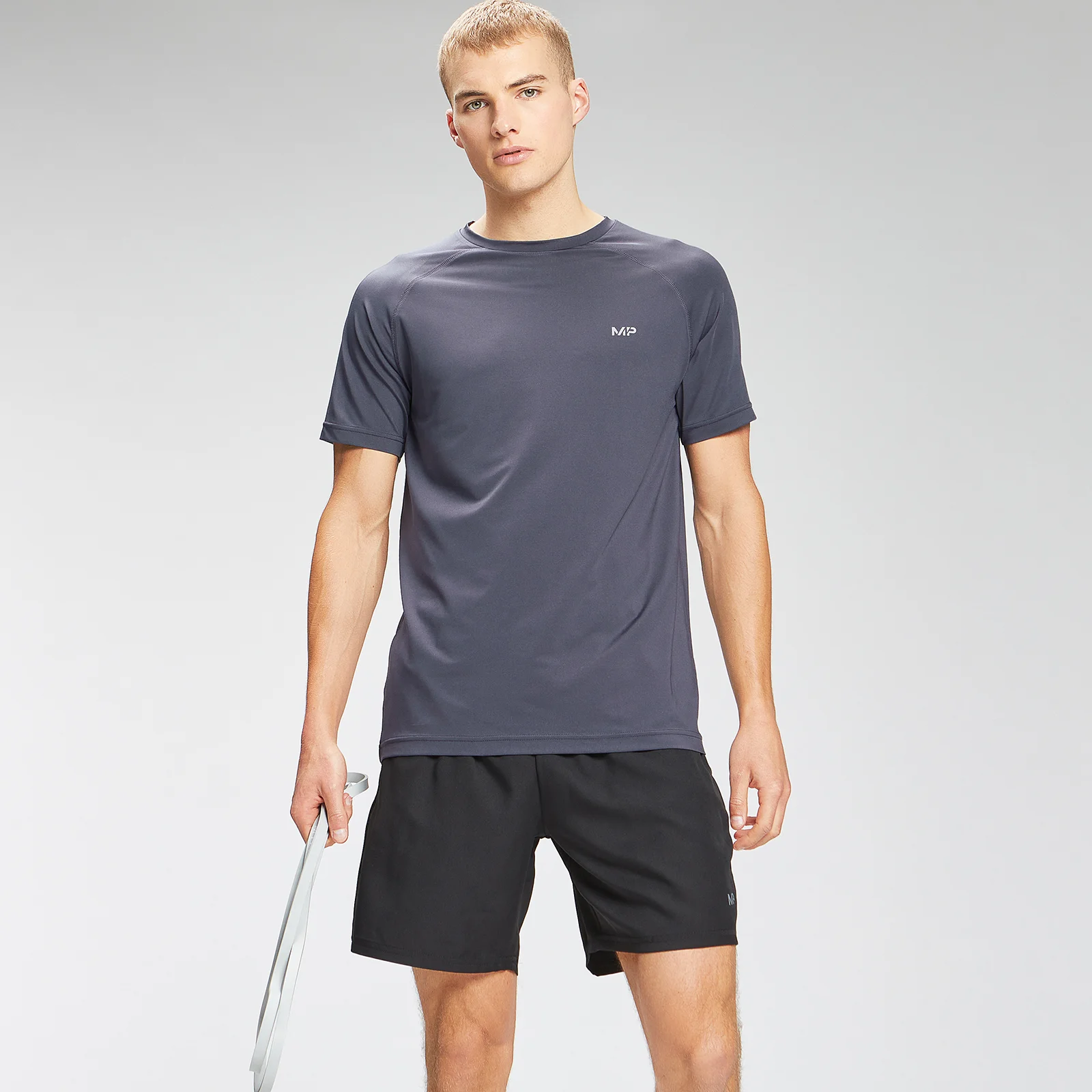MP Men's Repeat Graphic Training Short Sleeve T-Shirt - Graphite - XXS Pilt 1