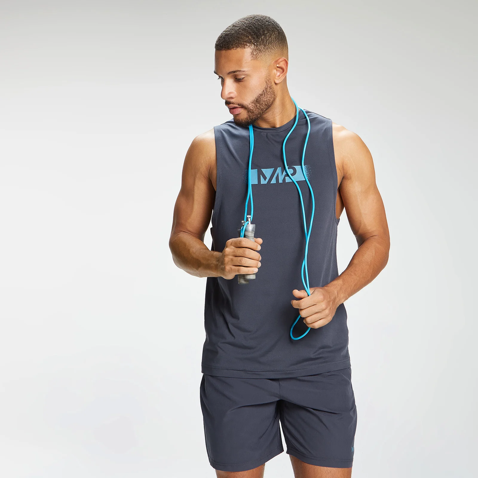 MP Meeste Graffiti graafiline trennitrikoo - grafiit - XXS Pilt 1