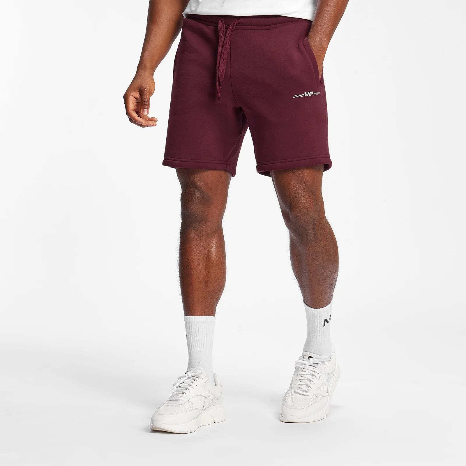 MP Men's Mini Mark Graphic Shorts - Merlot - XXS Pilt 1