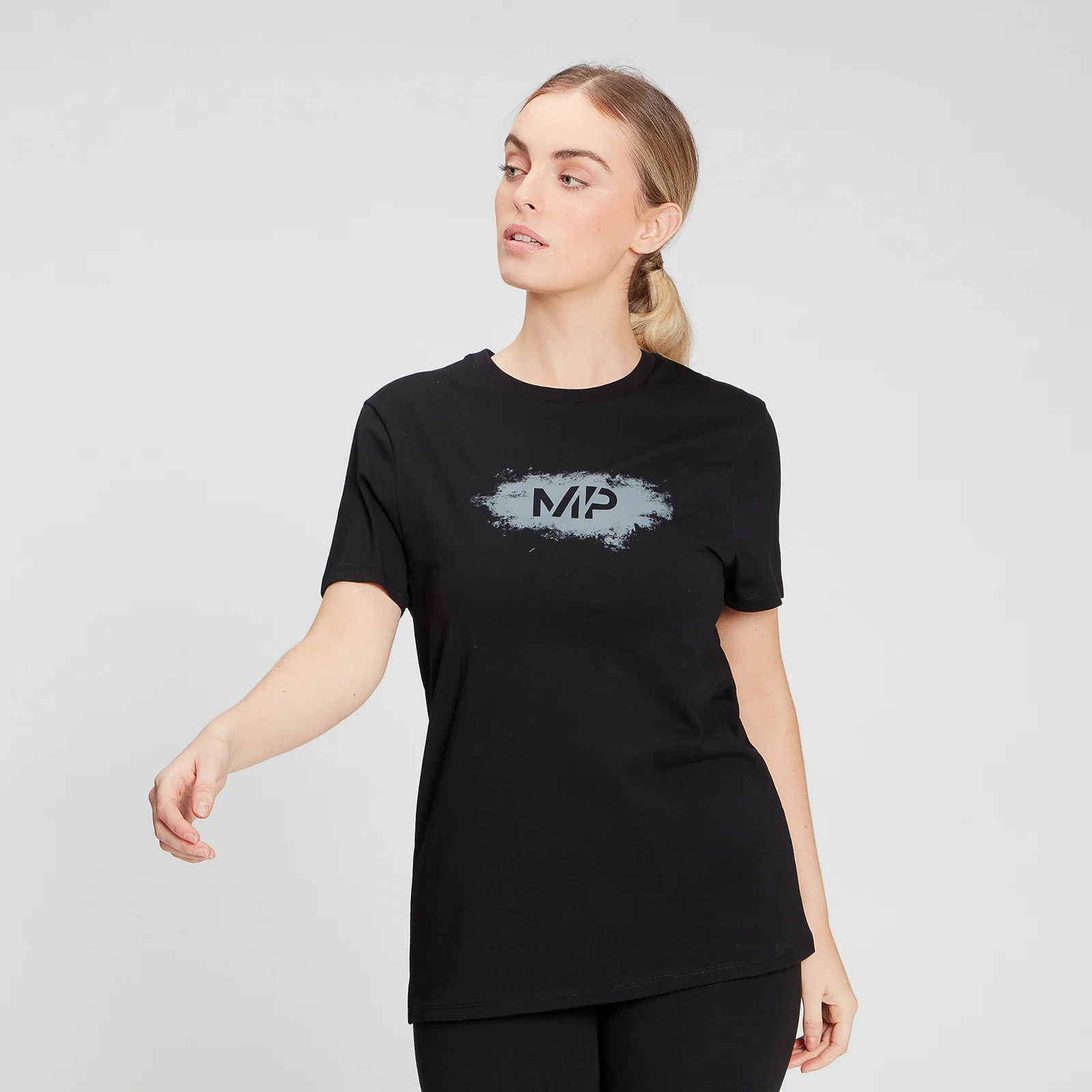 MP Women's Chalk Graphic T-Shirt - Black - XXS Pilt 1