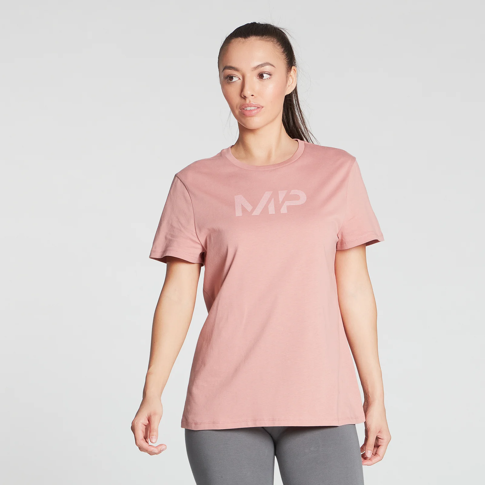 MP Women's Gradient Line Graphic T-Shirt - Washed Pink - XXS Pilt 1