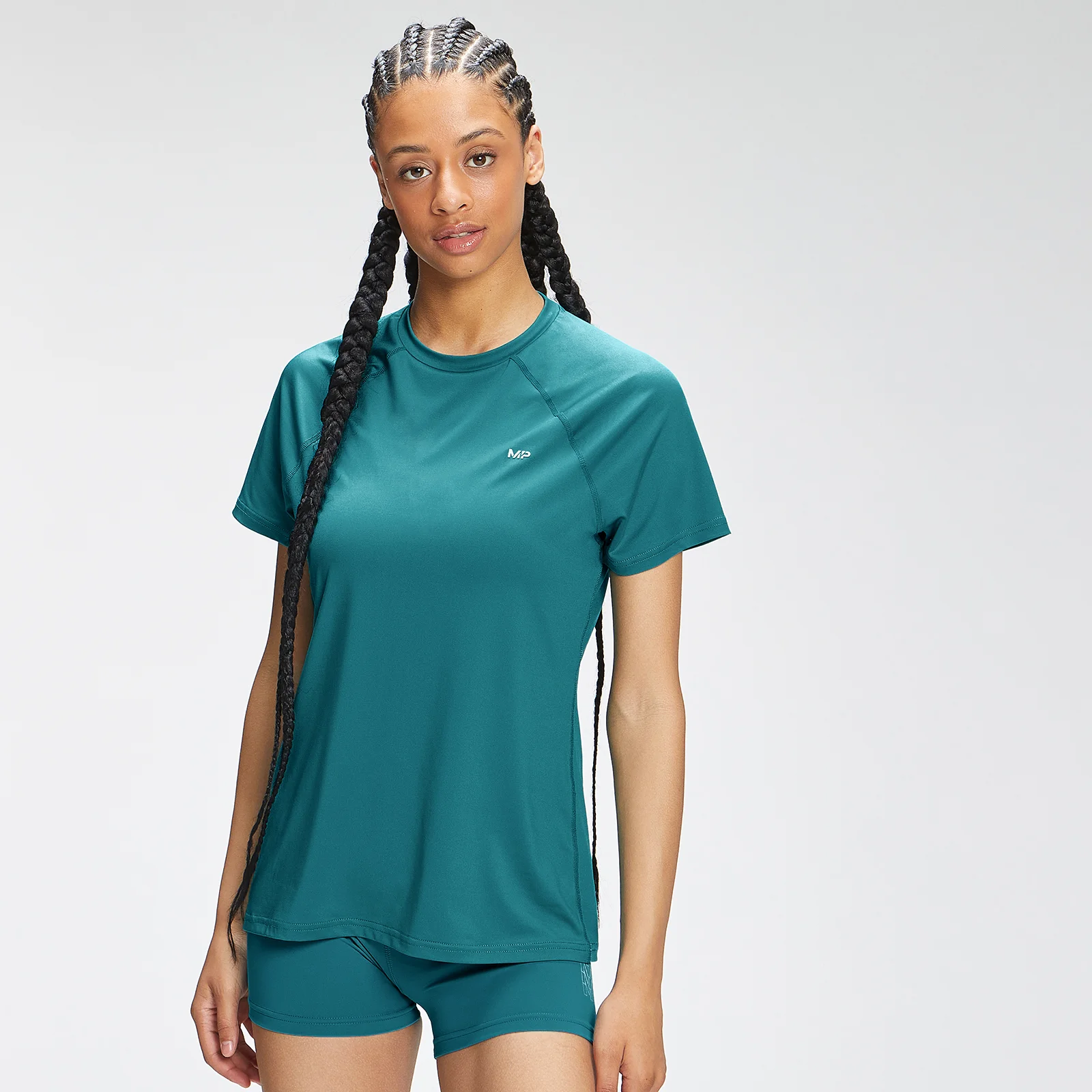 MP Women's Repeat MP Training T-Shirt - Teal - XXS Pilt 1