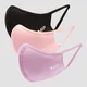 MP Curve mask (3 pakki) - must/geraaniumroosa/lilla