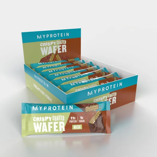 Kattega krõbe vahvel - 12x40g - Matcha