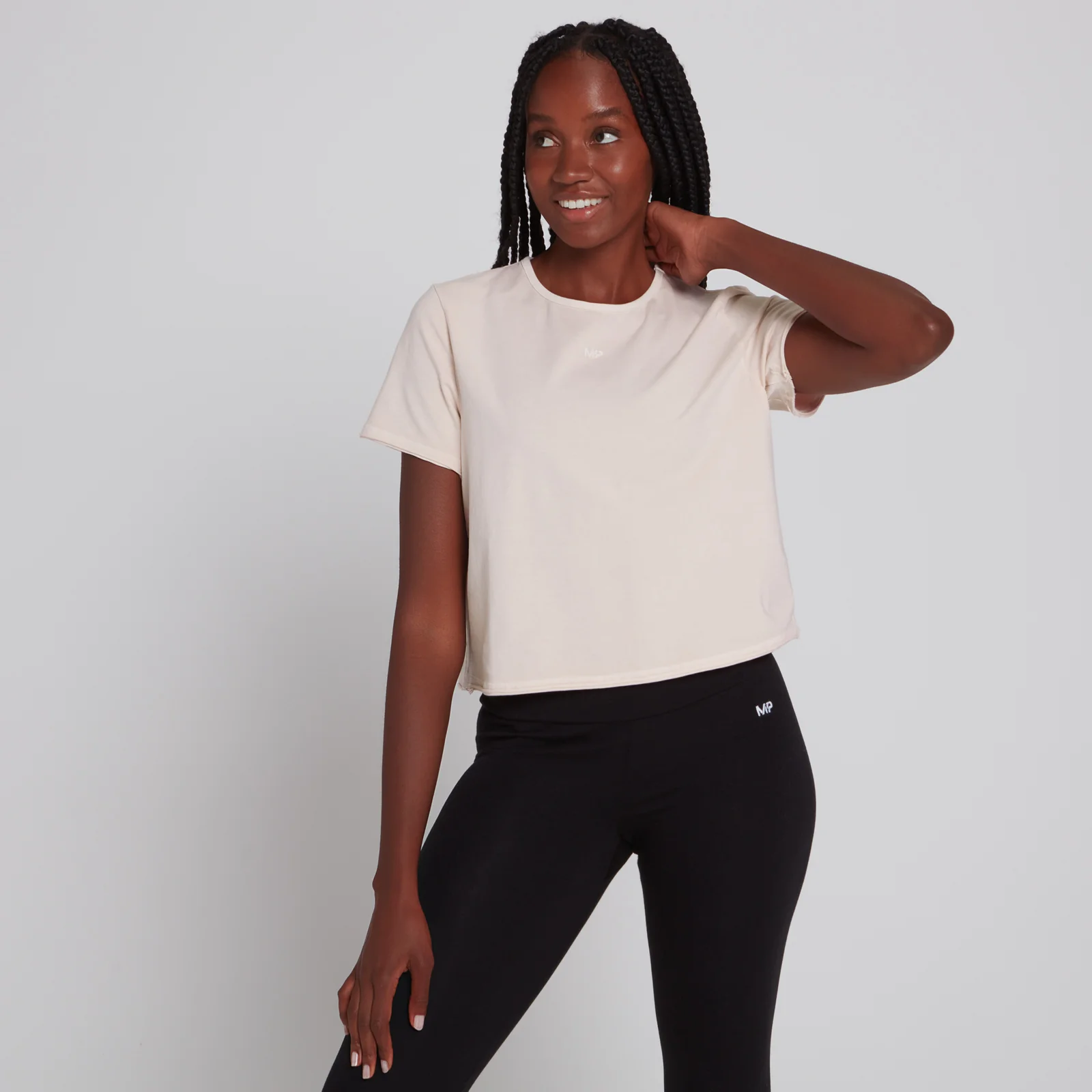 MP Women's Training Cropped T-Shirt - Light Pink - XXS Pilt 1