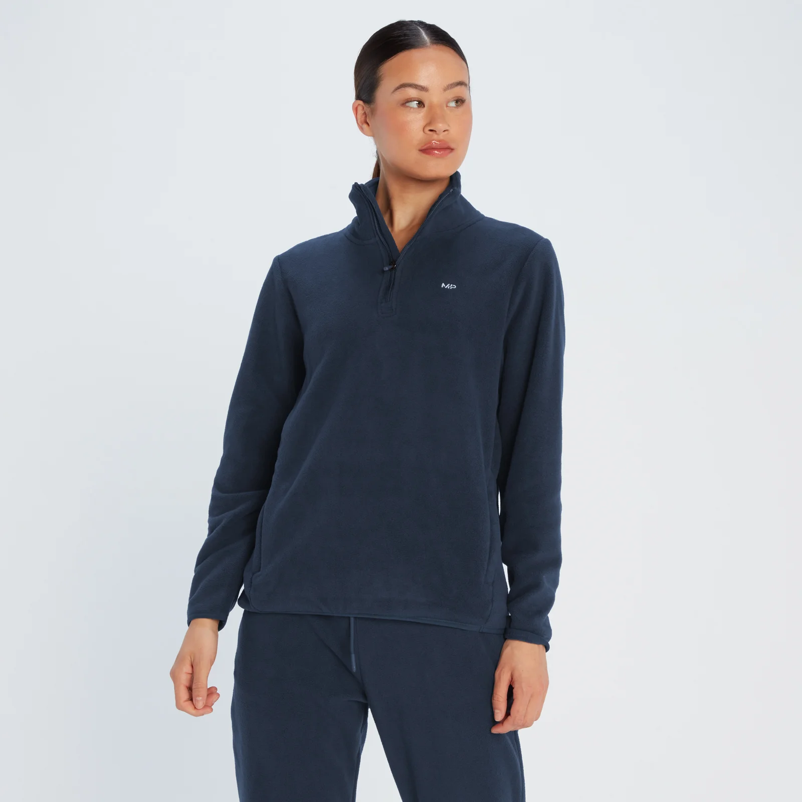 MP Women's Rest Day 1/4 Zip Fleece - Navy - XXS Pilt 1