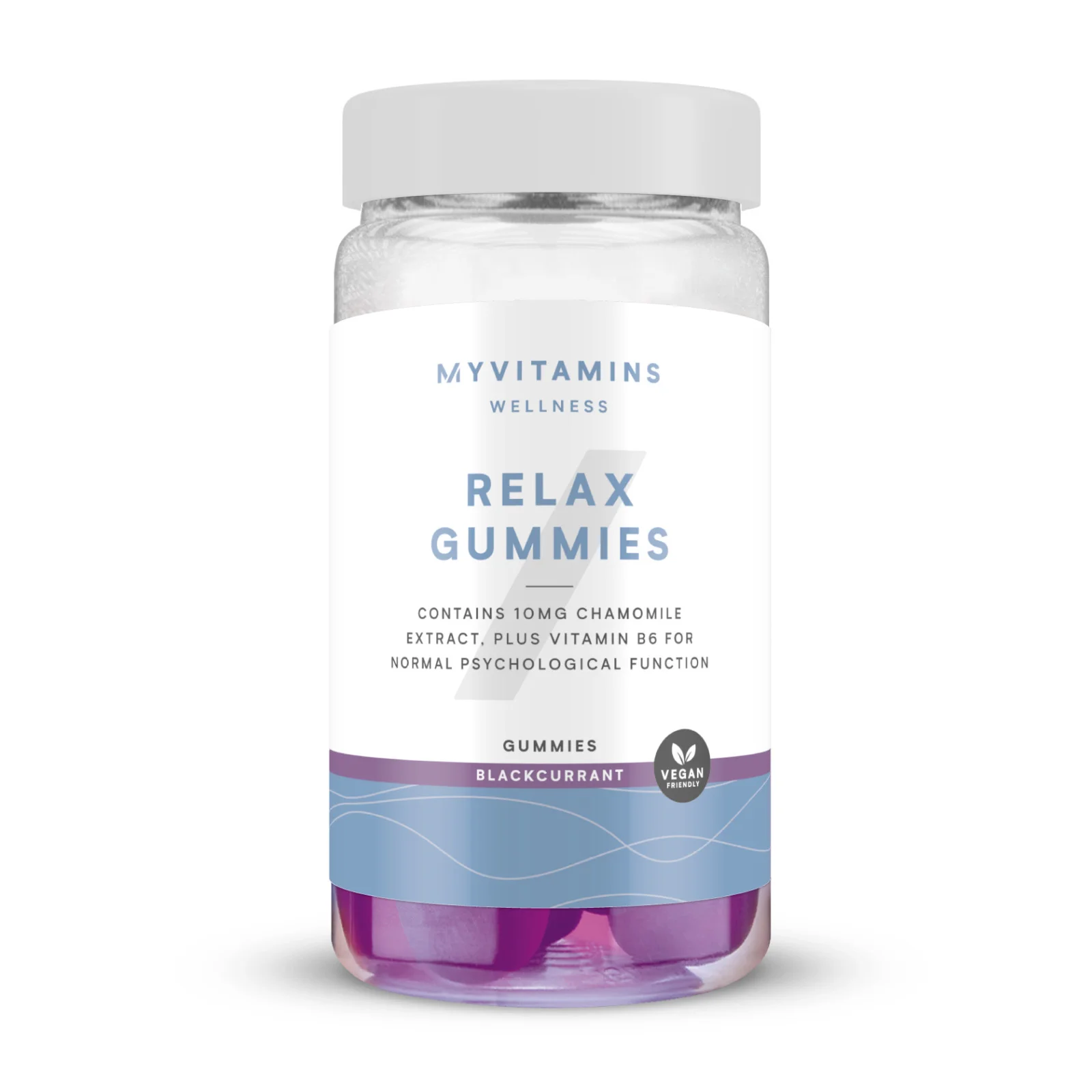 Relax kummikommid - 60gummies - Mustsõstar Pilt 1