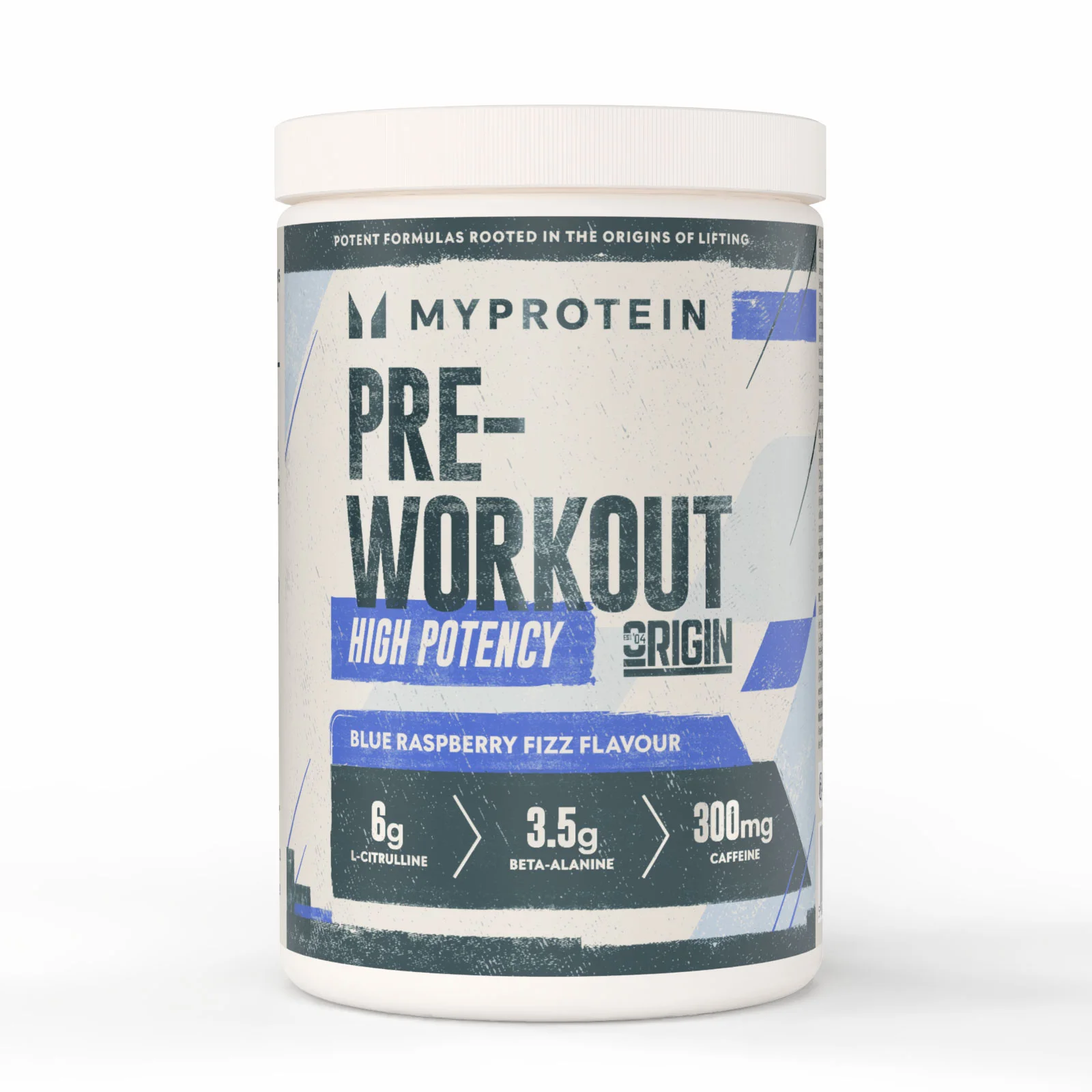 Origin Pre-Workout - 600G - 30Portsjonit - Blue Raspberry Fizz Pilt 1
