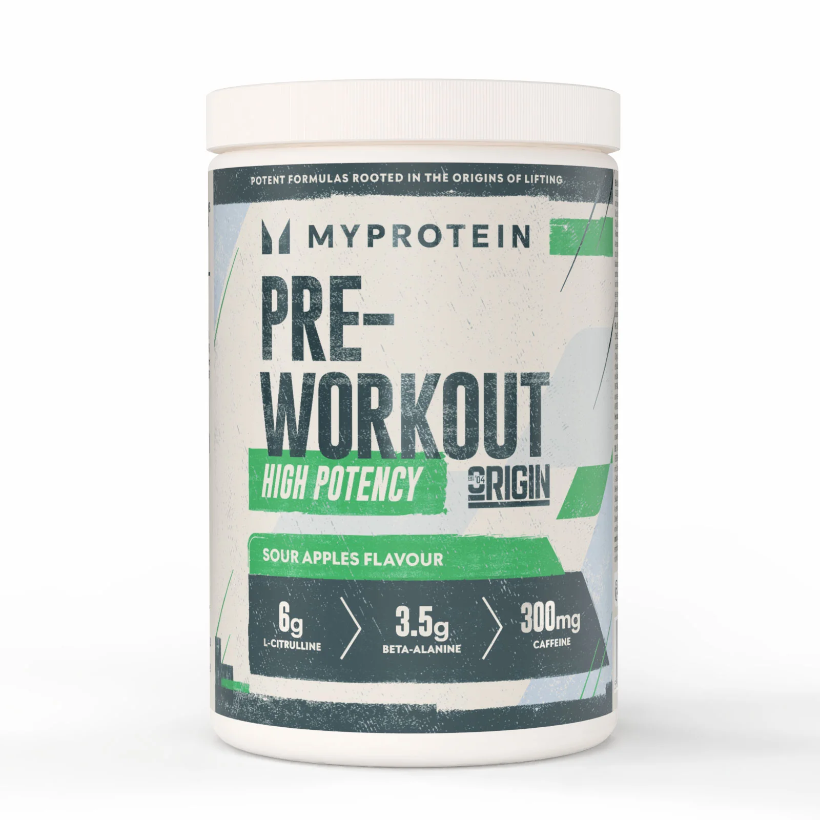 Origin Pre-Workout - 600G - 30Portsjonit - Sour Apples Pilt 1