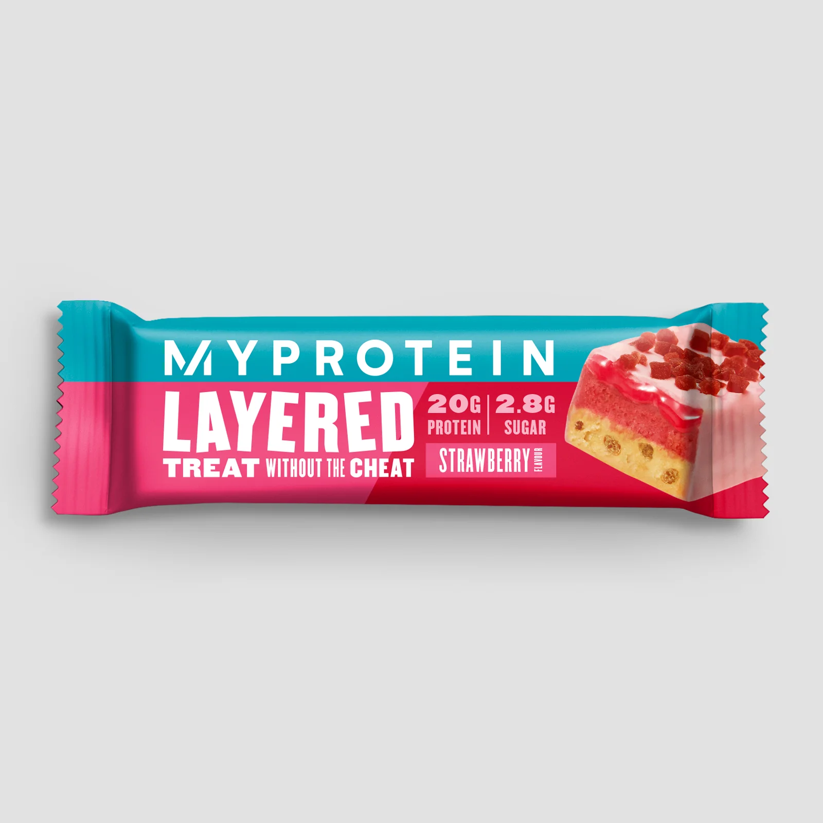 Myprotein 6-Layer Protein Bar (Sample) - Maasikas Pilt 1