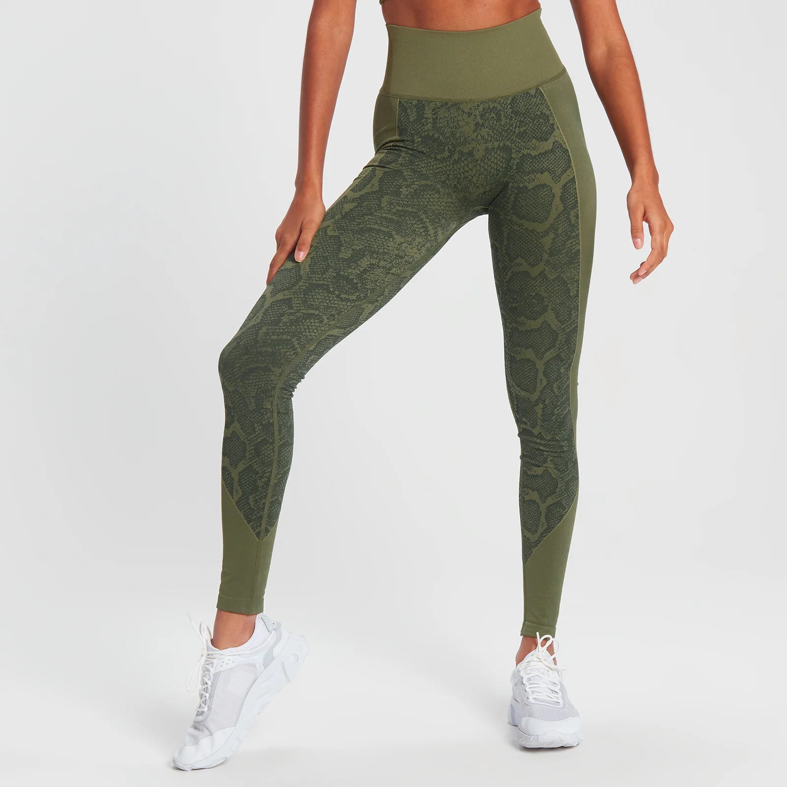 MP Snake Seamless Leggings - Green - XS Pilt 1