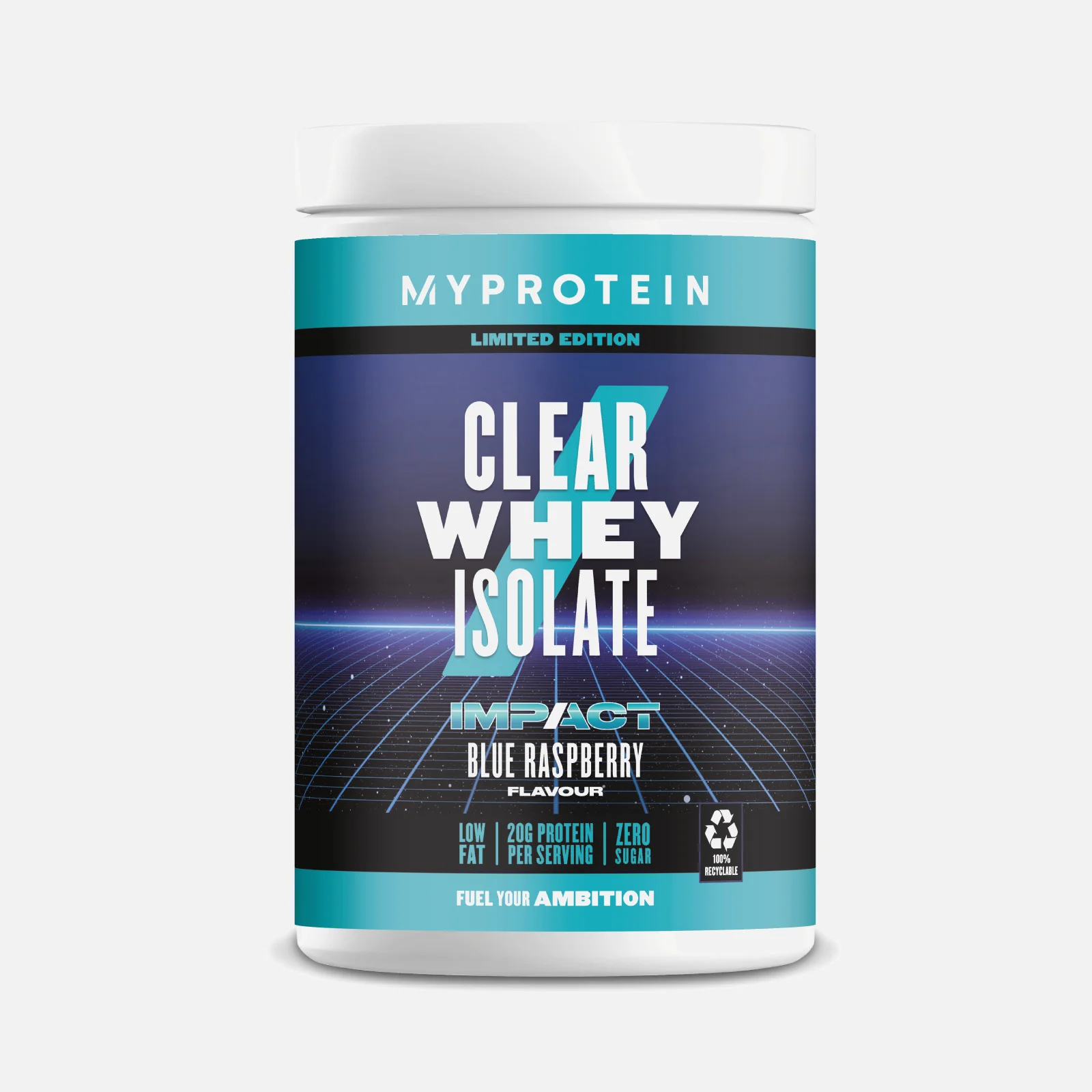 Myprotein Clear Whey Isolate, Impact Blue Raspberry, 500g (CEE) 1 Pilt 1