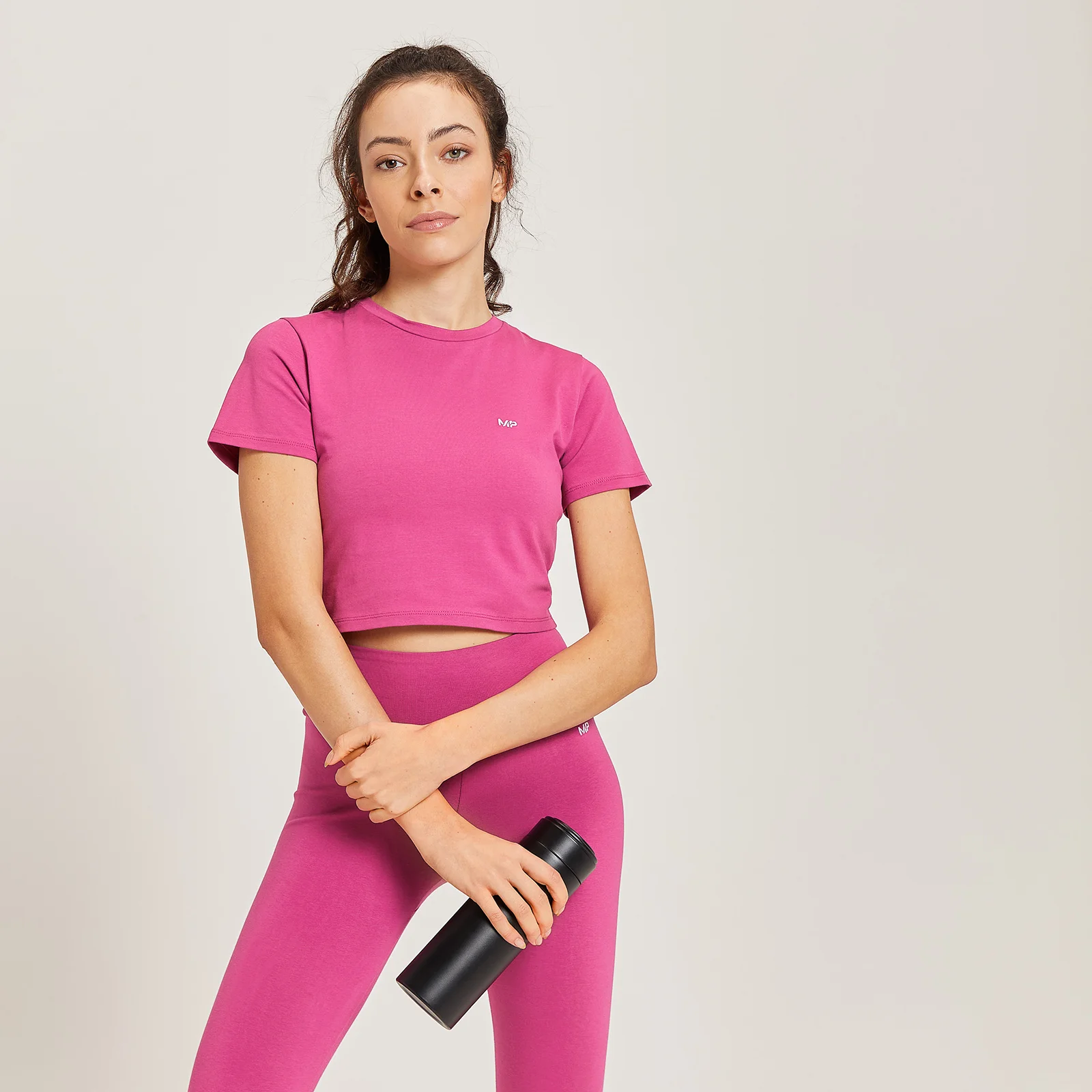 MP naiste Essential kehassetöödeldud lühike T-särk - veinikarva - XXS Pilt 1