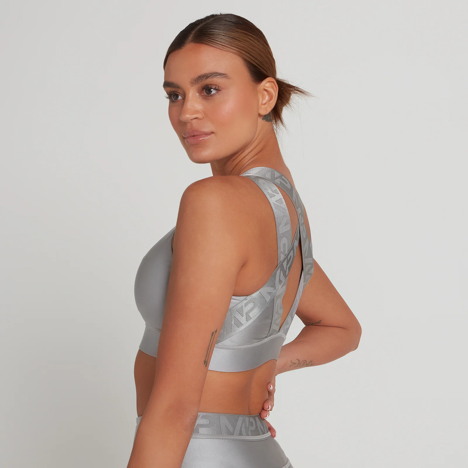 MP Naiste piiratud kollektsiooni Engage spordirinnahoidja - tormihall - XXS Pilt 1