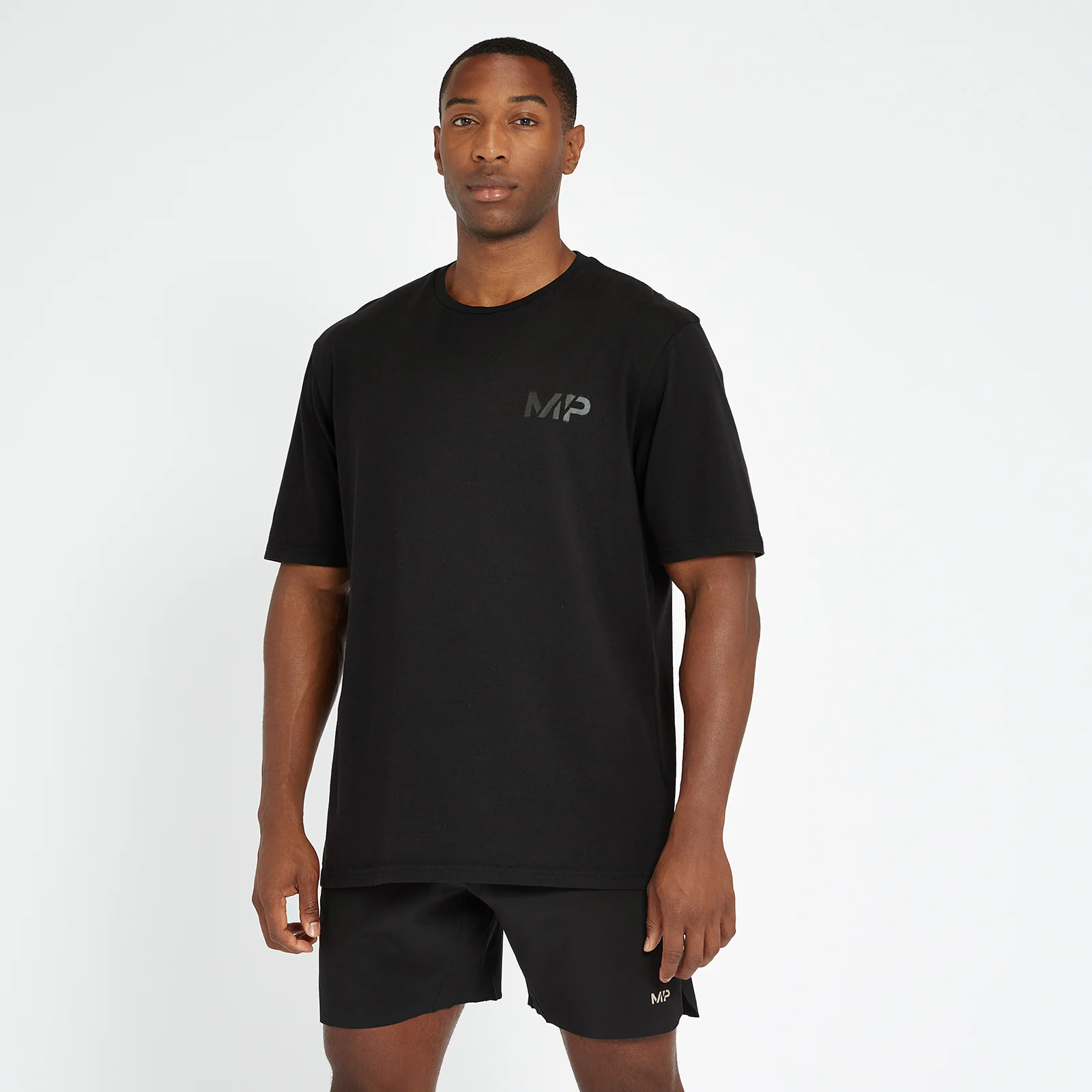 MP meeste Adapt Washed Oversized T-särk - must - XXS Pilt 1