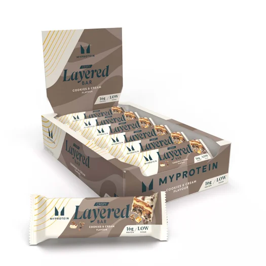 Krõbe kihiline batoon - 12 x 58g - Küpsised ja kreem