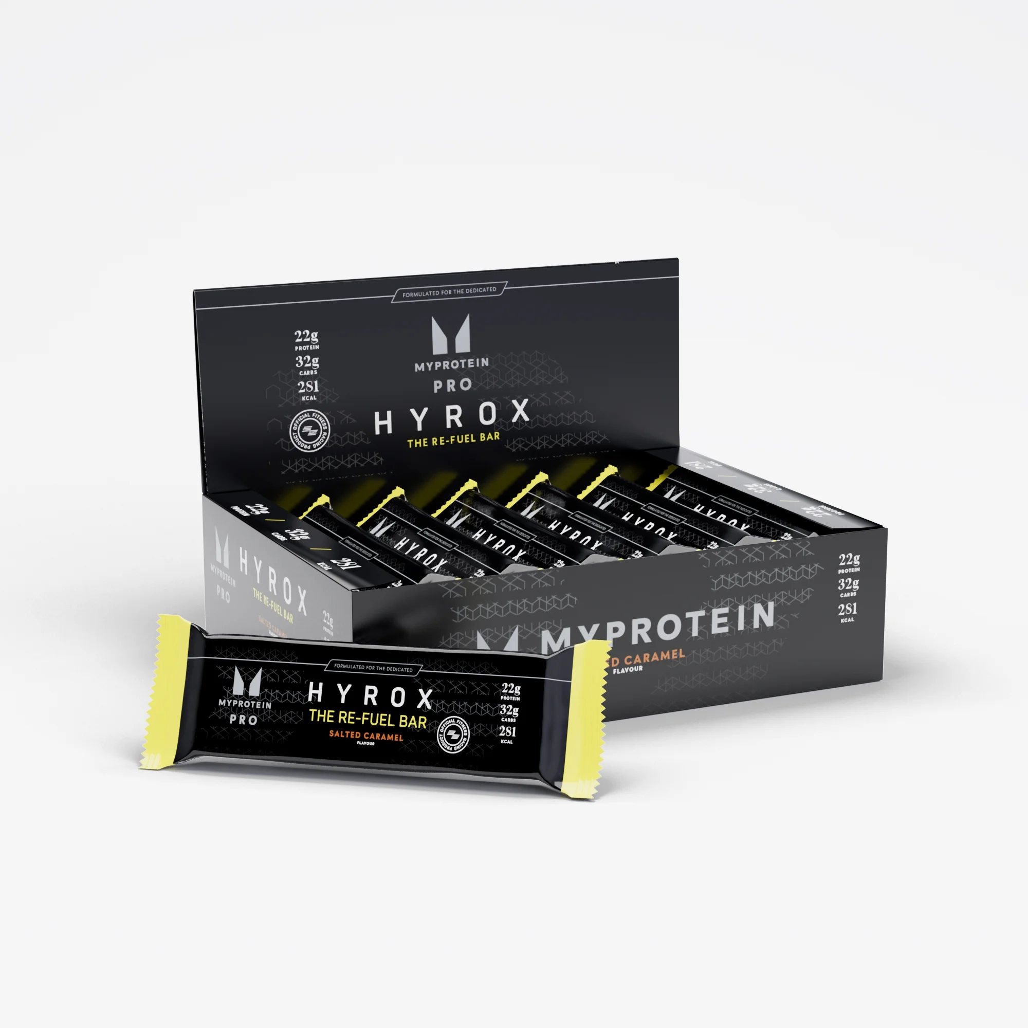 THE Re-Fuel Bar – HYROX Edition - 12 x 80g - Soolane karamell Pilt 1