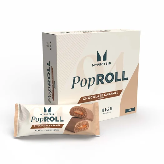 Täidisega batoonid Pop Rolls - 6 x 27g - Šokolaadi-karamelli