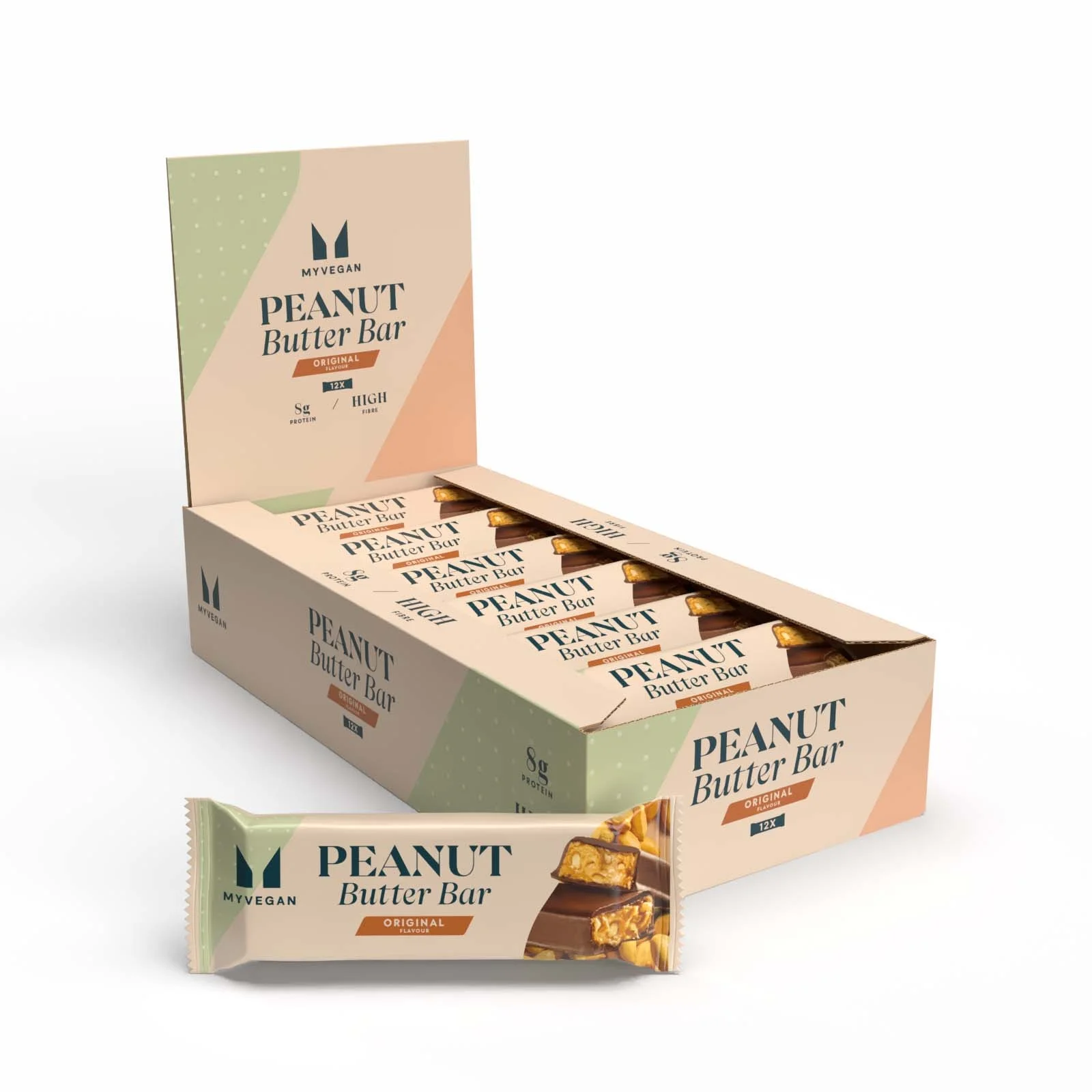 Maapähklivõi batoon - 12 x 38g - Maapähklivõi Pilt 1