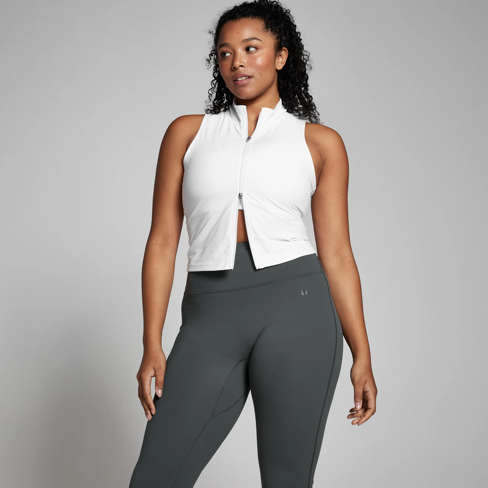 MP Tempo naiste tõmblukuga vest - valge - XS Pilt 1