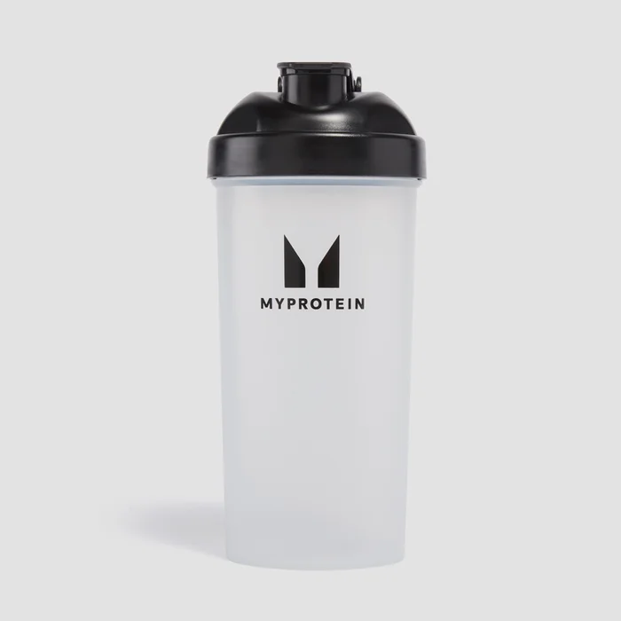 Myprotein Plastic shaker - läbipaistev/must