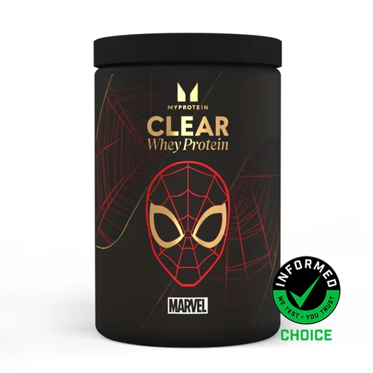 Myprotein Clear Whey Protein - 500g - 20Portsjonit - Spider-Man - Raspberry & Strawberry