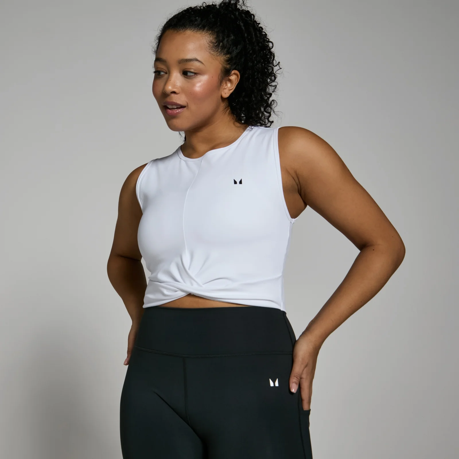 MP naiste Power Ultra lühike vest – valge - XXS Pilt 1