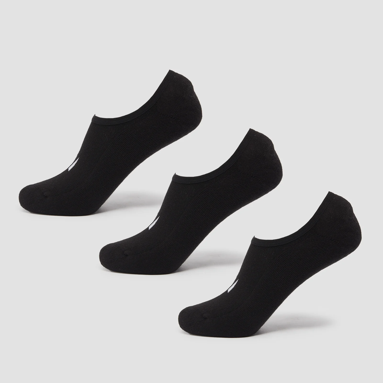 MP Unisex Invisible Socks (3 Pack) - Black - UK 6-8 Pilt 1