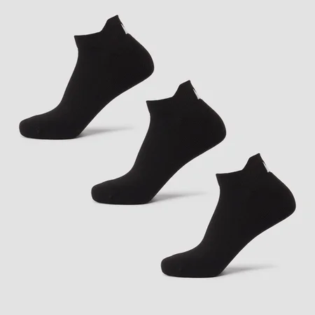 MP Unisex treeningsokid (3 pakis) - mustad