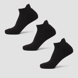 MP Unisex treeningsokid (3 pakis) - mustad - Size UK 9-11