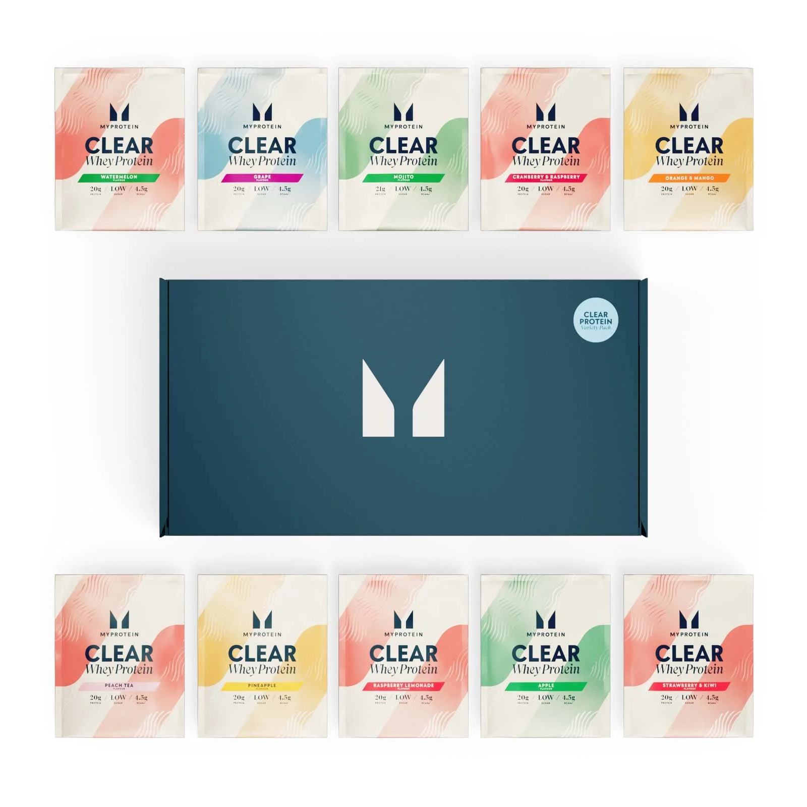 Clear Protein maitsevalikuga karp Pilt 1