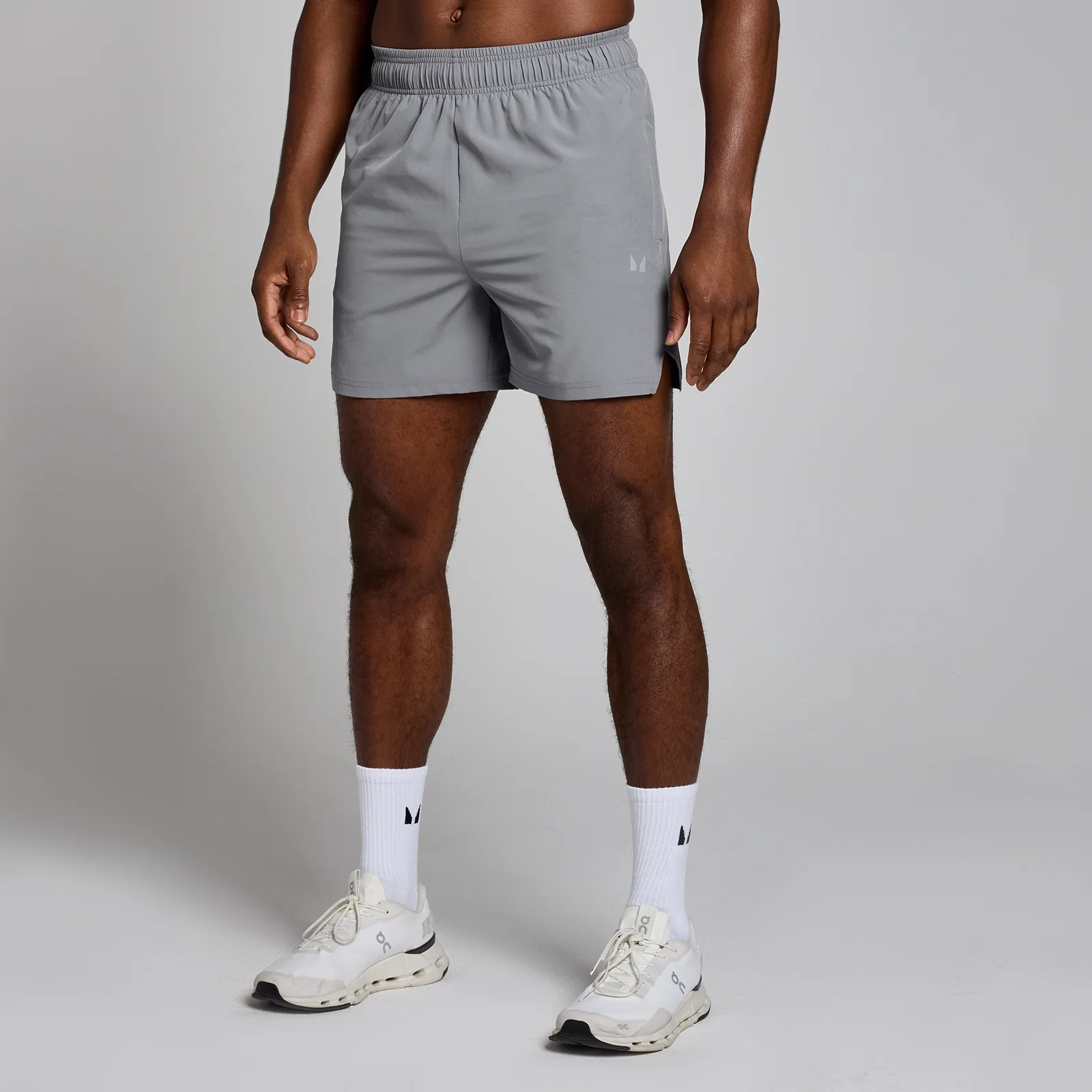 MP meeste Velocity 5-tollised lühikesed püksid - hõbehall - XS Pilt 1