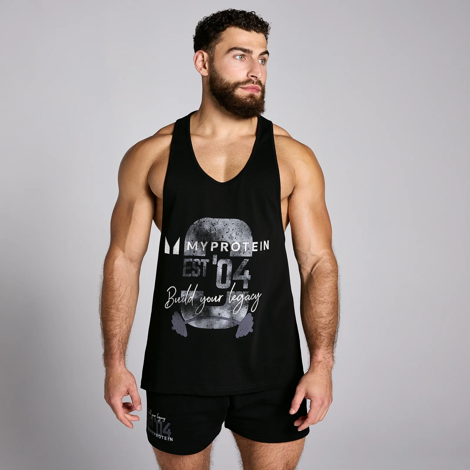 MP Meeste Origin graafiline Stringer Pestud must - XS Pilt 1