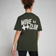 MP laia lõikega Move Club T-särk - metsaroheline