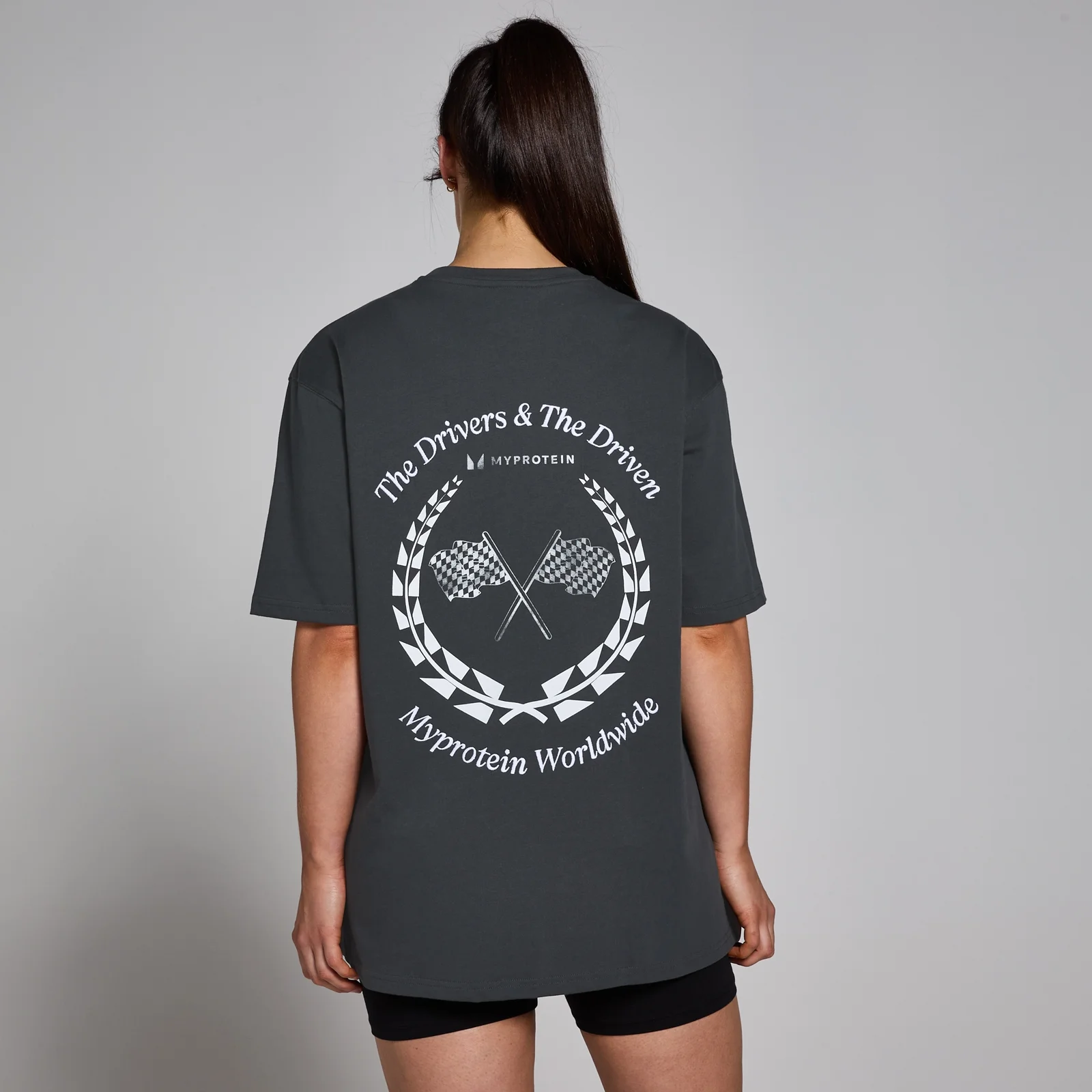 MP World Wide graafiline T-särk - Washed Black (Pestud Must) - S-M Pilt 1