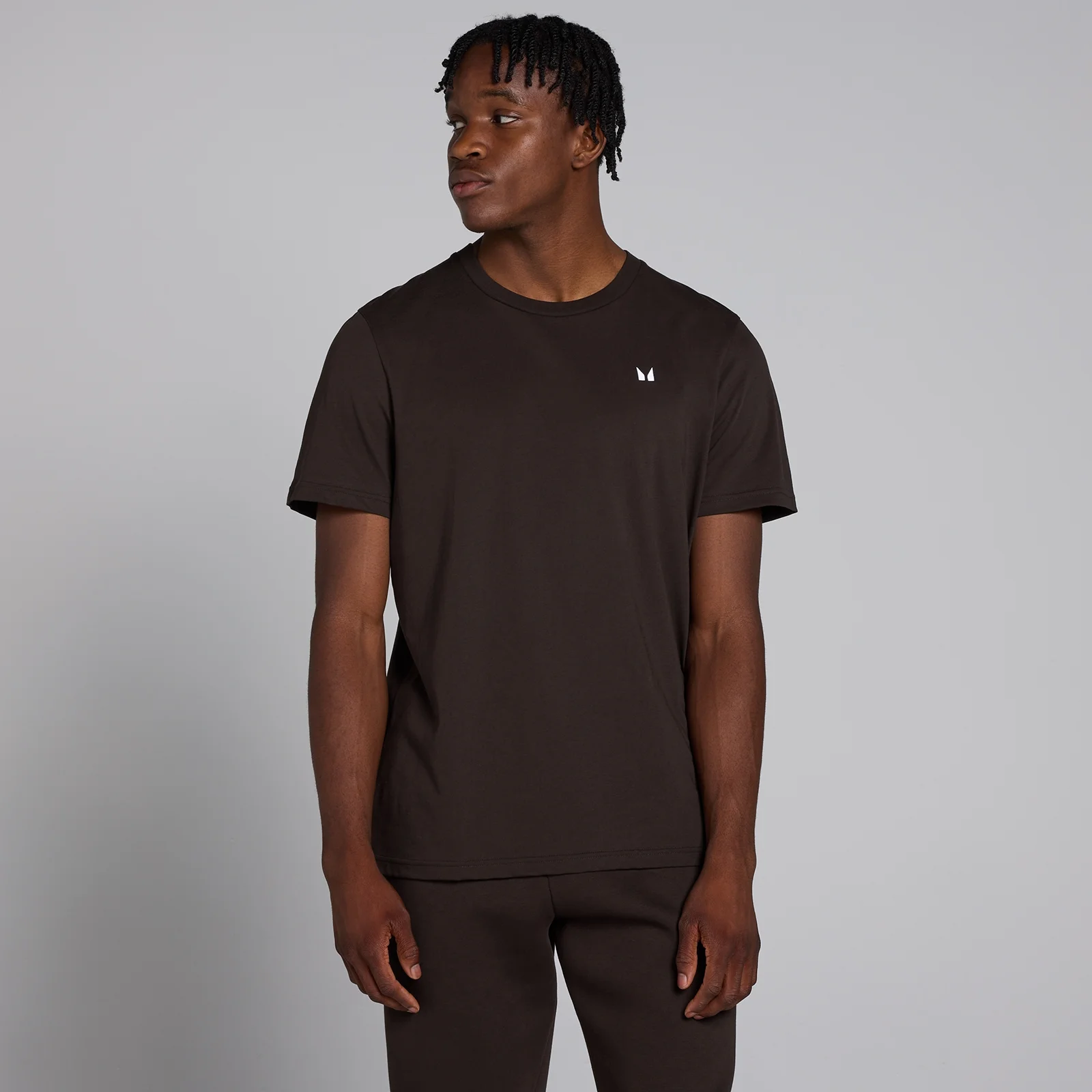 MP meeste puhkepäeva lühikeste varrukatega T-särk - kohvipruun - S Pilt 1