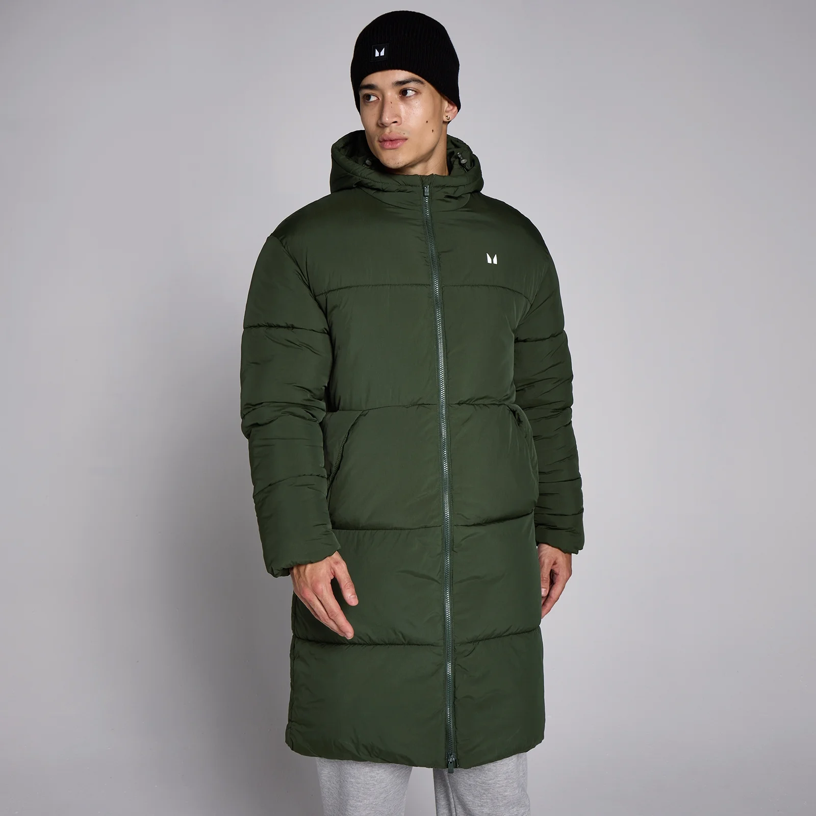 MP meeste pikk pufferjope - Forrest Green - XXL Pilt 1