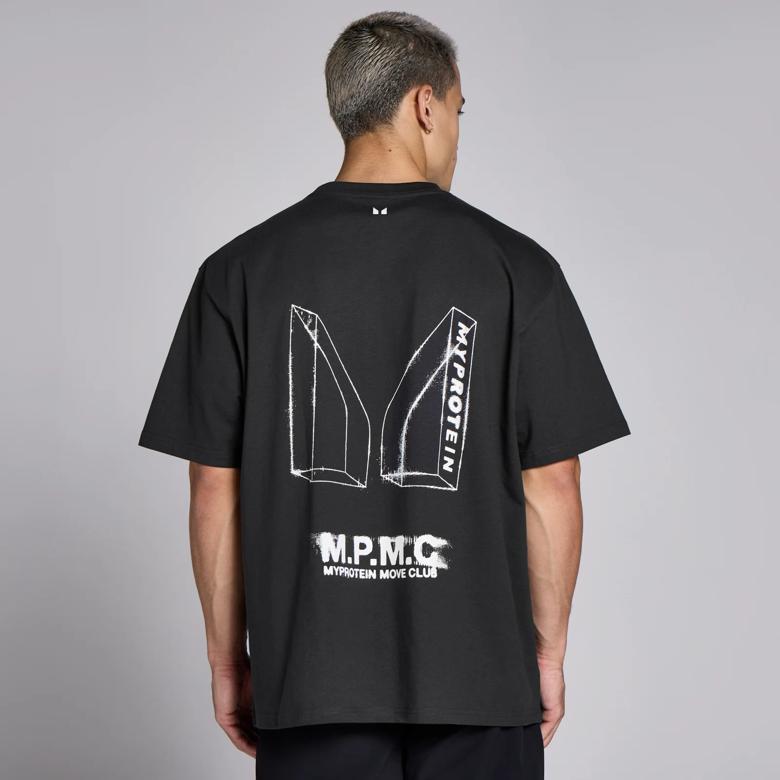 MP Lifestyle graafiline T-särk - pestud must - XXL-XXXL Pilt 1