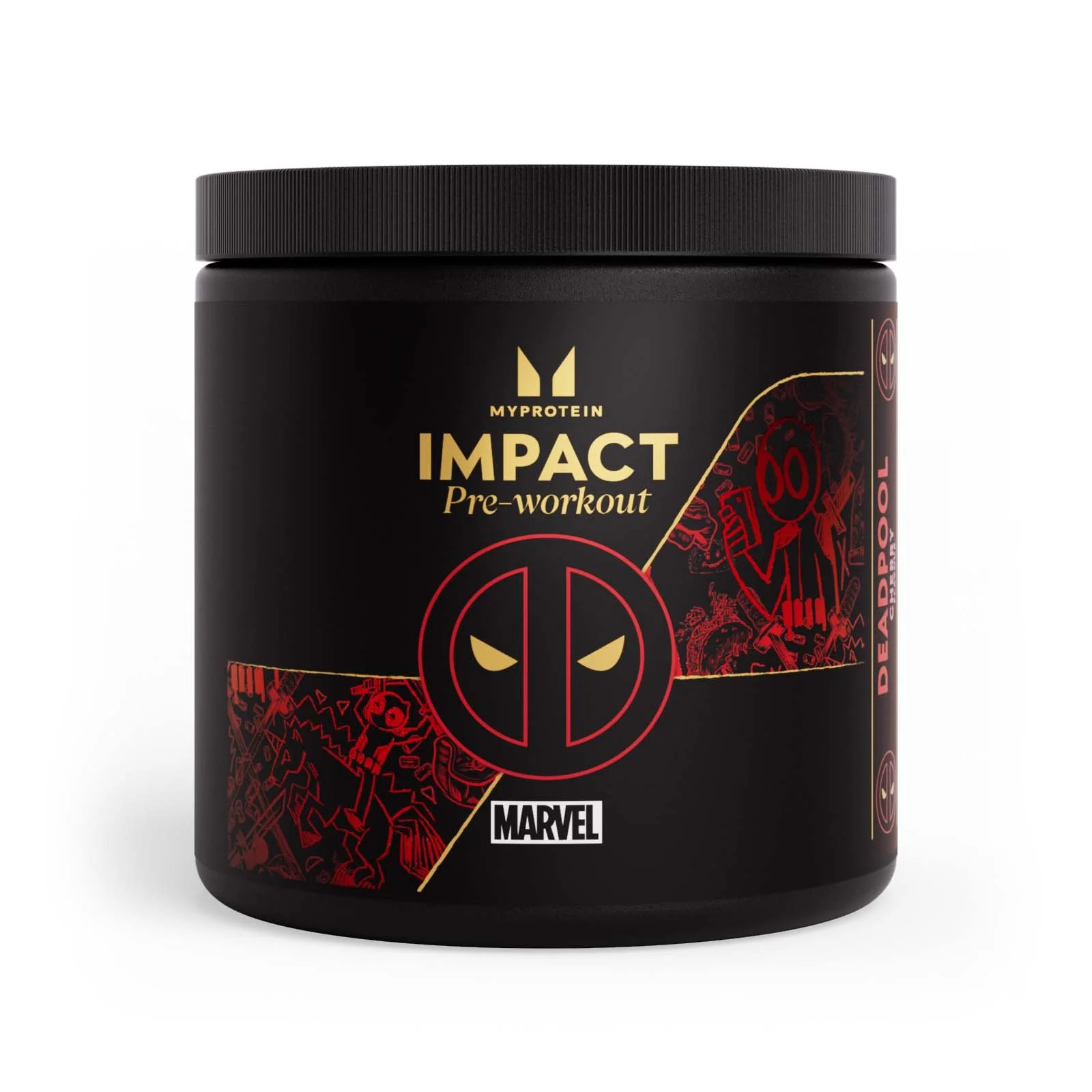 Myprotein, Impact Pre-Workout, Deadpool, Marvel , 40 servings (WE) - 40servings - Cherry Pilt 1